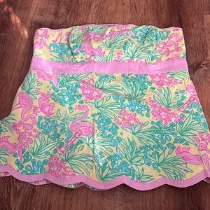 Lilly Pulitzer Strapless Top Size 4